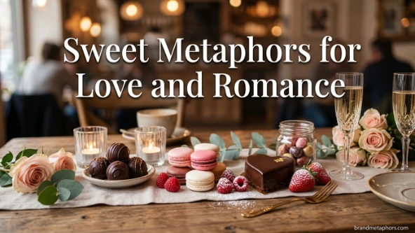 Sweet Metaphors for Love and Romance