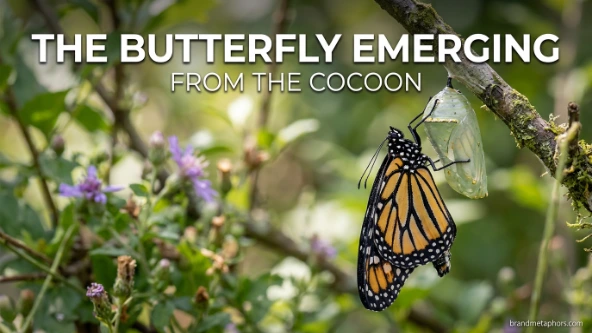 The Butterfly Emerging From the Cocoon