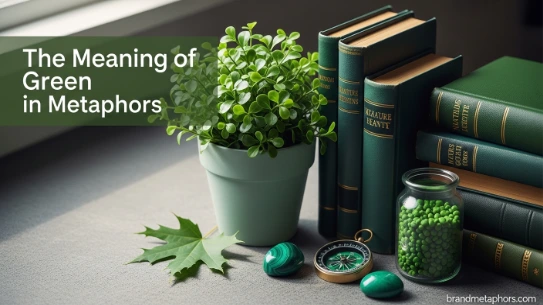The Meaning of Green in Metaphors