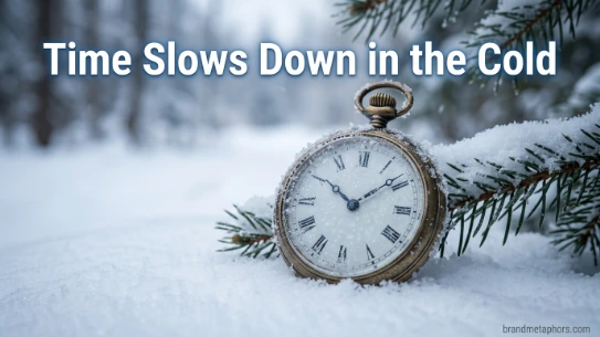 Time Slows Down in the Cold