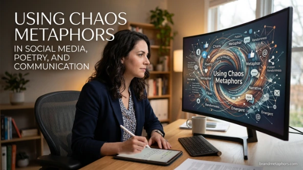 Using Chaos Metaphors in Social Media, Poetry, and Communication