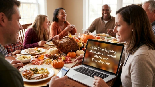 Using Thanksgiving Metaphors in Social Media and Everyday Life