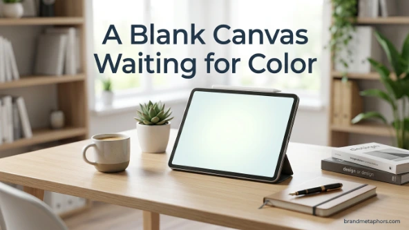 A Blank Canvas Waiting for Color