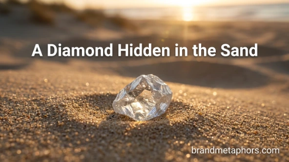 A Diamond Hidden in the Sand