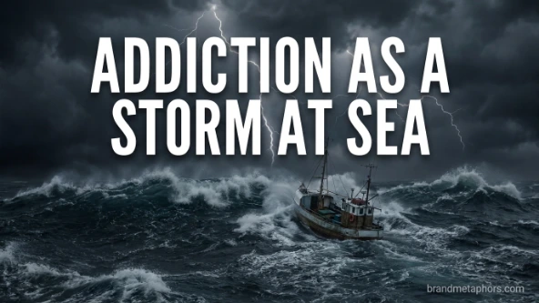 Addiction as a Storm at Sea