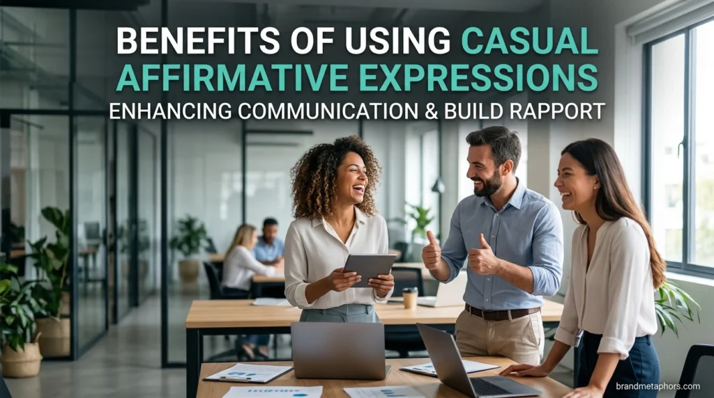 Benefits of Using Casual Affirmative Expressions