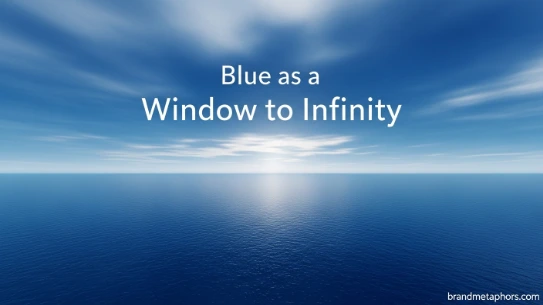 Blue as a Window to Infinity