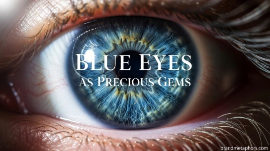 Blue Eyes as Precious Gems