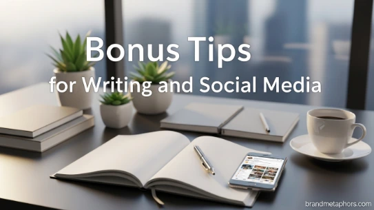Bonus Tips for Writing and Social Media