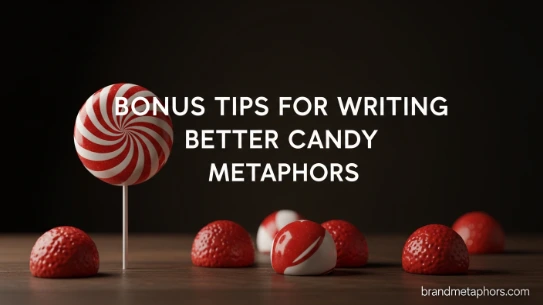 Bonus Tips for Writing Better Candy Metaphors
