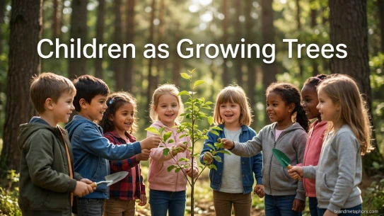 Children as Growing Trees