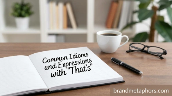 Common Idioms and Expressions with “That’s”