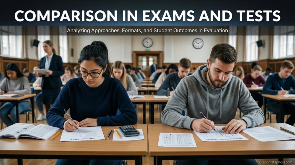  Comparison in Exams and Tests