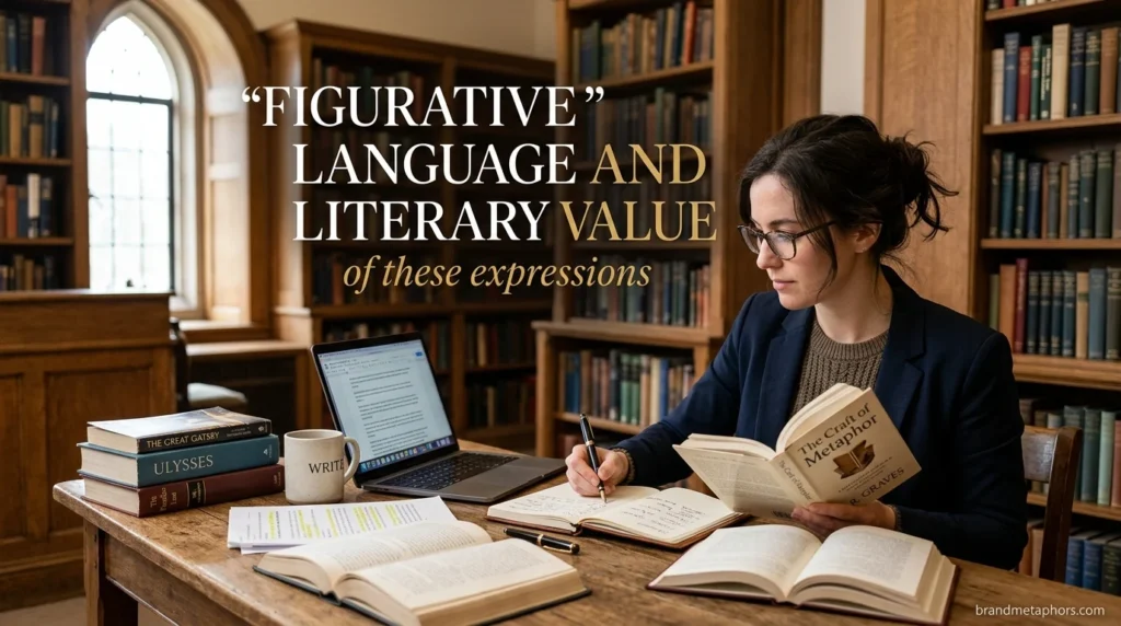 Figurative language and literary value of these expressions