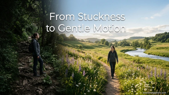 From Stuckness to Gentle Motion
