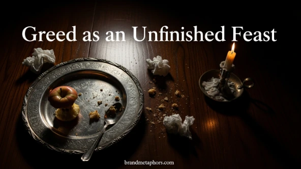 Greed as an Unfinished Feast
