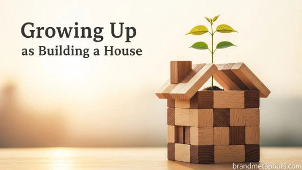 Growing Up as Building a House