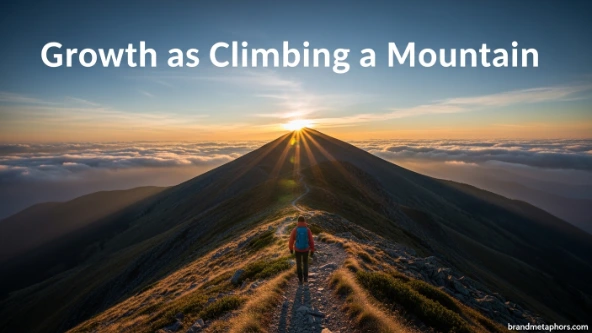 Growth as Climbing a Mountain