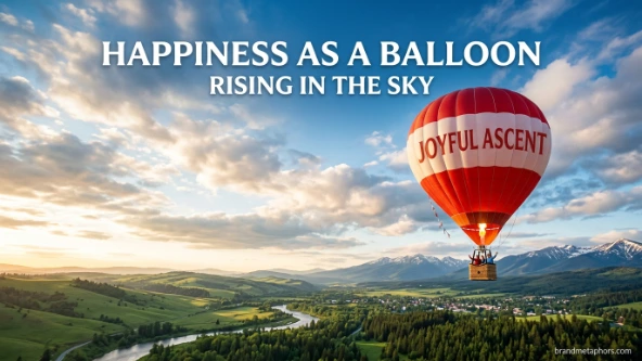 Happiness as a Balloon Rising in the Sky