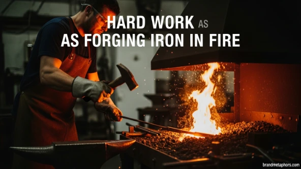 Hard Work as Forging Iron in Fire