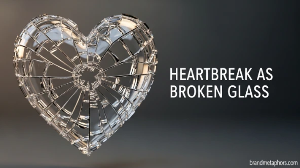 Heartbreak as Broken Glass