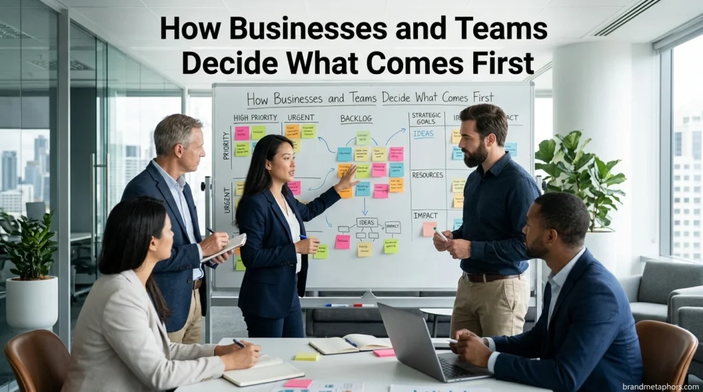 How Businesses and Teams Decide What Comes First