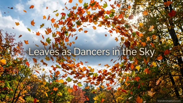 Leaves as Dancers in the Sky
