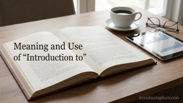 Meaning and Use of “Introduction to”