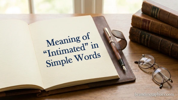 Meaning of “Intimated” in Simple Words