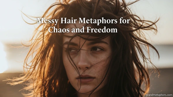 Messy Hair Metaphors for Chaos and Freedom
