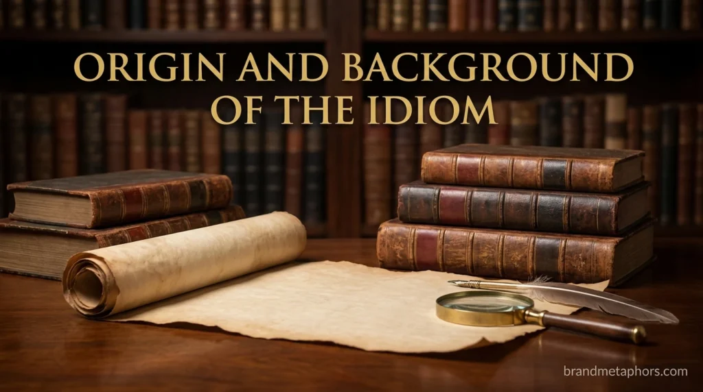Origin and Background of the Idiom