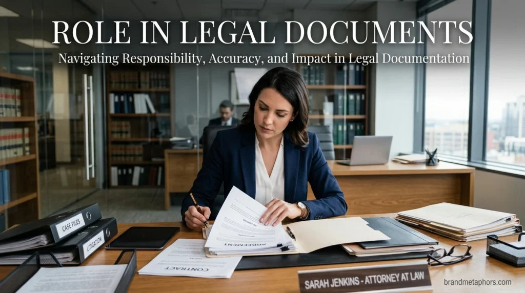 Role in Legal Documents