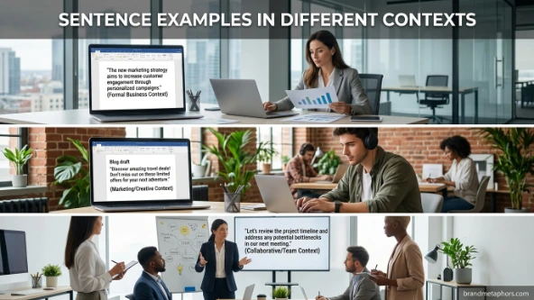 Sentence Examples in Different Contexts