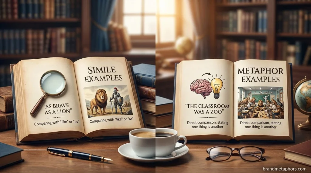 Simile Examples and Metaphor Examples