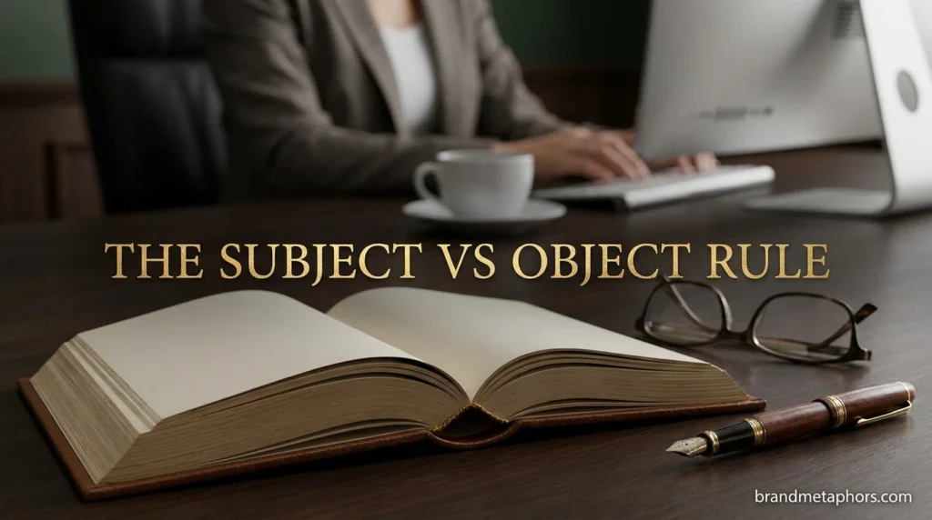 The Subject vs Object Rule