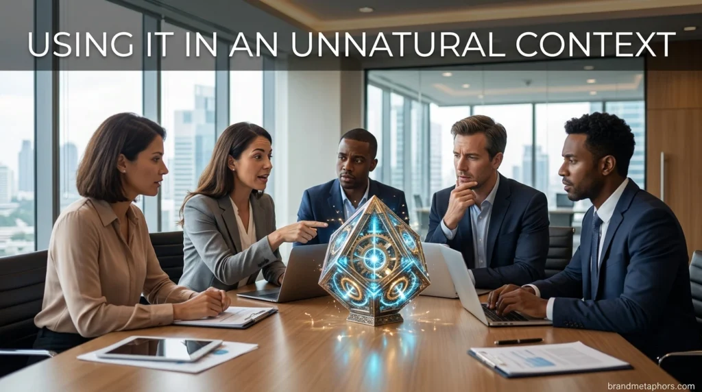 Using it in an unnatural context