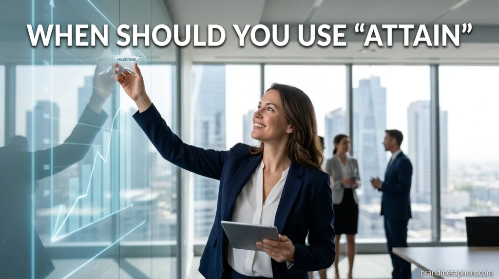When Should You Use "Attain"