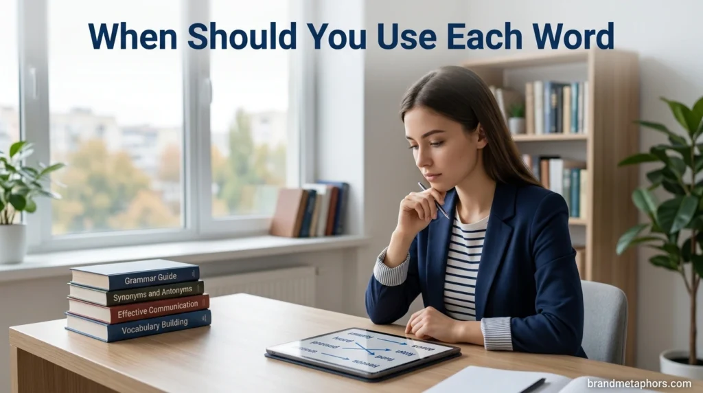 When Should You Use Each Word