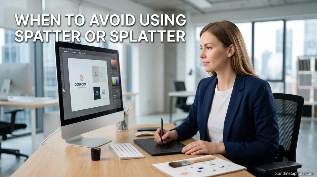 When to Avoid Using Spatter or Splatter