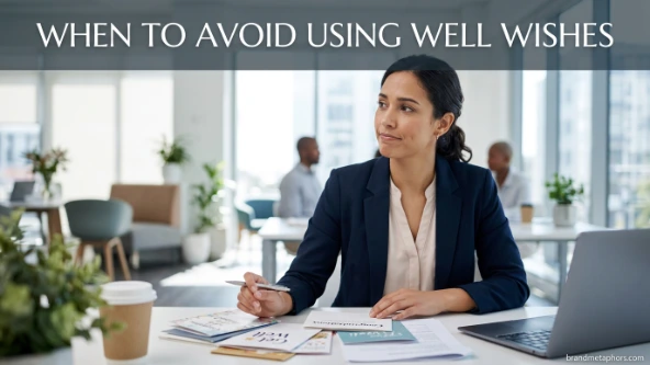 When to Avoid Using Well Wishes