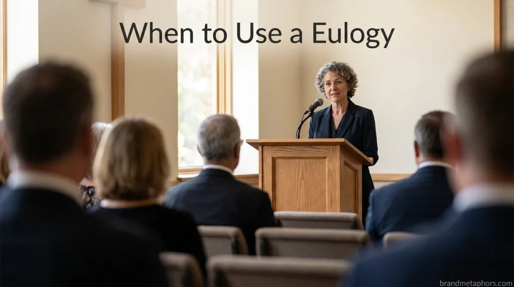 When to Use a Eulogy
