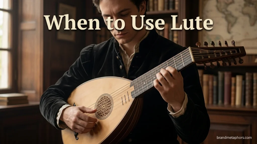 When to Use Lute