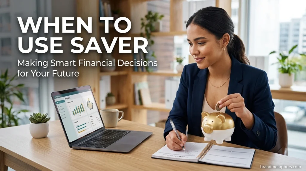 When to Use Saver