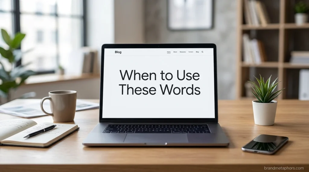 When to Use These Words