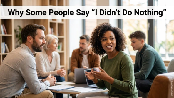 Why Some People Say “I Didn't Do Nothing”