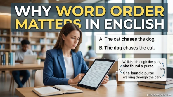 Why Word Order Matters in English