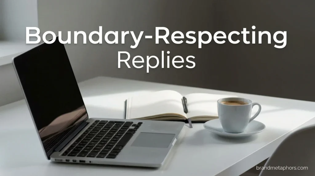 Boundary-Respecting Replies