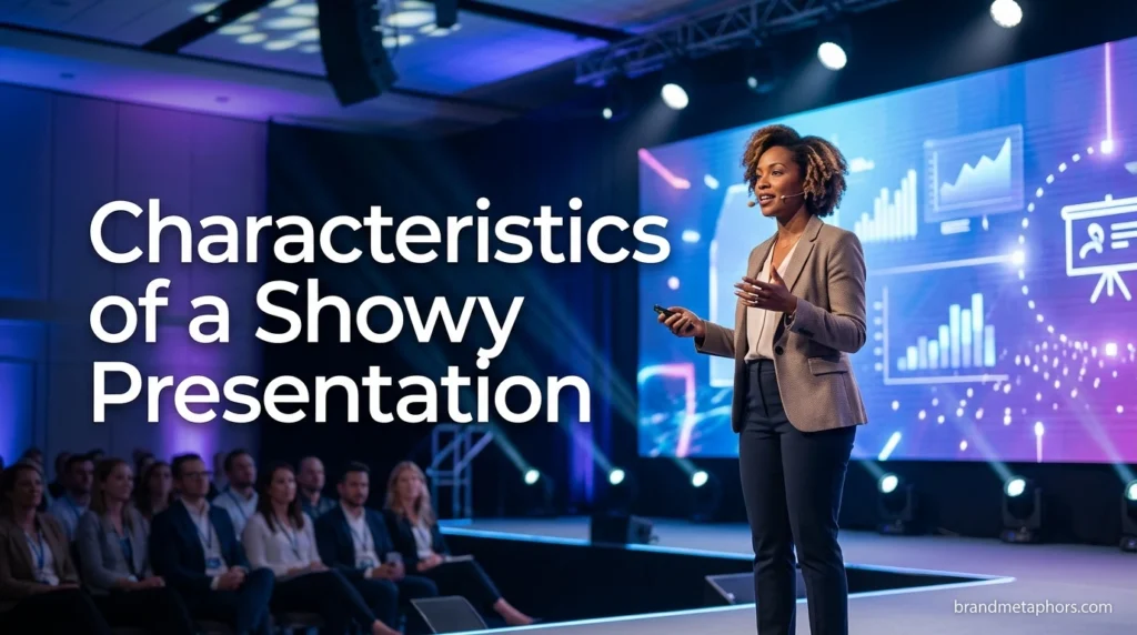 Characteristics of a Showy Presentation