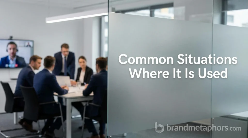 Common Situations Where It Is Used