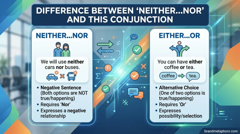 Difference Between "Neither...Nor" and This Conjunction